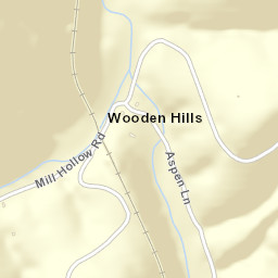 Wooden Hills Arkansas Street Map
