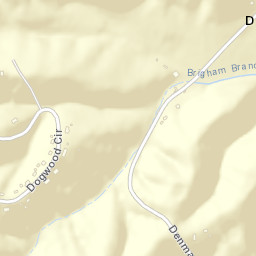 Denmark Tennessee Street Map