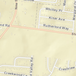 Owen Estates Tennessee Street Map