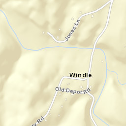 Windle Tennessee Street Map