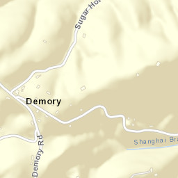 Demory Tennessee Street Map