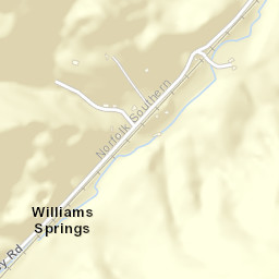 Williams Springs Tennessee Street Map