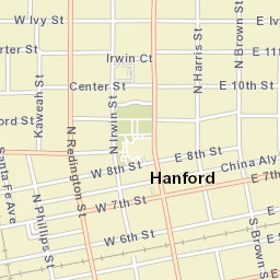 200 Santa Fe Avenue Hanford CA 93230 Street Map