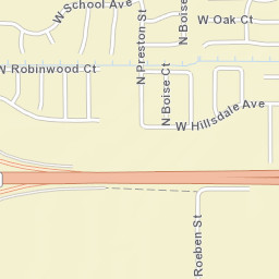 Robinwood Ave Visalia CA 93291 Street Map