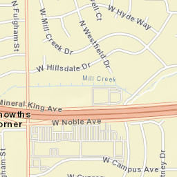 3722 W Hillsdale Ave Visalia California Street Map