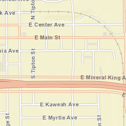 1143-1197 E Main St Visalia CA 93292 Street Map