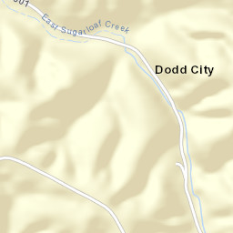 Dodd City Arkansas Street Map