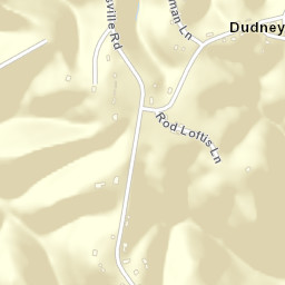 Dudney Hill Tennessee Street Map