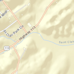 Saint Clair Tennessee Street Map
