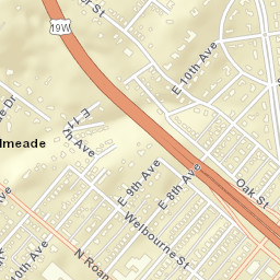 Gomp Addition Tennessee Street Map