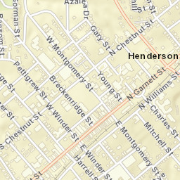 265-277 N Garnett St, Henderson, NC 27536, USA Street Map