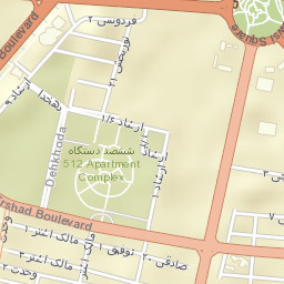 Mashhad Street Map