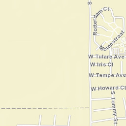 6012-6022 W Howard Ct Visalia CA Street Map