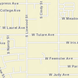 4574 W Feemster Ave Visalia CA Street Map