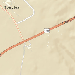 Red Lake Arizona Street Map