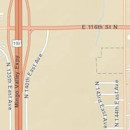 13645-13747 E 116th St N Collinsville Street Map