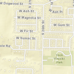 2701-2751 W Seminole Dr Rogers AR Street Map