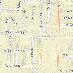 1804-1806 S Beth Dr Rogers AR Street Map