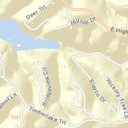 Lakeland Hills Arkansas Street Map
