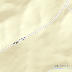 Heart Arkansas Street Map