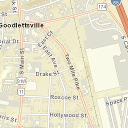 506-542 South Main Street, Goodlettsville Street Map