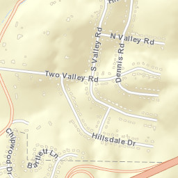 Twin Valley Tennessee Street Map