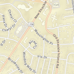 Glen Oaks Tennessee Street Map