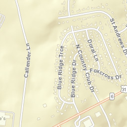 Scottish Highlands Tennessee Street Map