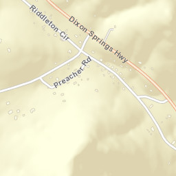 Riddleton Tennessee Street Map