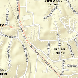 Arbor Heights Tennessee Street Map
