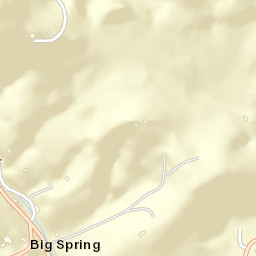 Big Spring Tennessee Street Map
