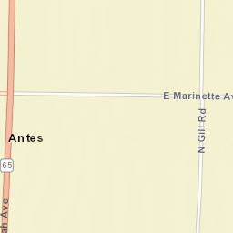 Antes California Street Map