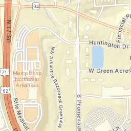 3901 W Arapaho Dr Rogers AR Street Map