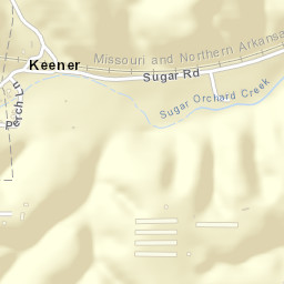 Keener Arkansas Street Map