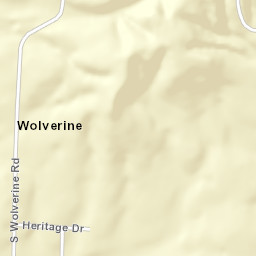 Wolverine Tennessee Street Map