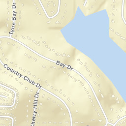 Lake Club Estates Tennessee Street Map