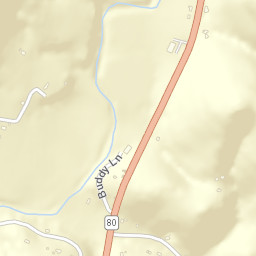 Monoville Tennessee Street Map