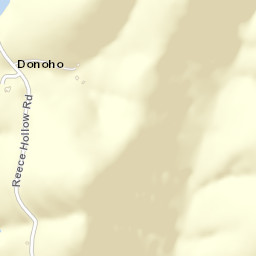 Donoho Tennessee Street Map