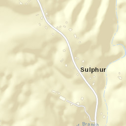 Sulphur Tennessee Street Map