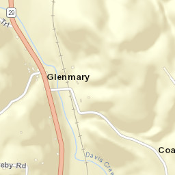 Glenmary Tennessee Street Map