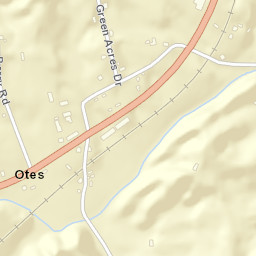 Otes Tennessee Street Map