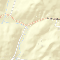 Milburnton Tennessee Street Map