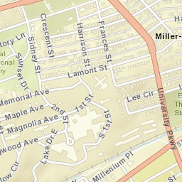 Mountain Home Tennessee Street Map
