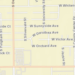 3124 W Whitendale Ave Visalia CA  Street Map