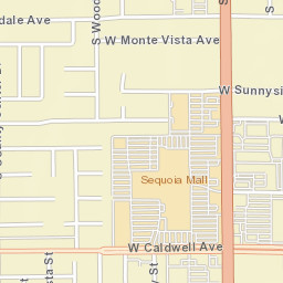 2727-2737 W Victor Ave Visalia CA Street Map