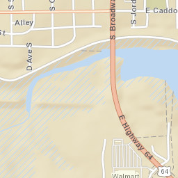 318 South Broadway Street, Cleveland, OK Street Map