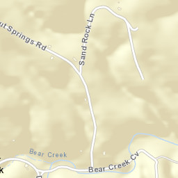 Bear Creek Springs Arkansas Street Map