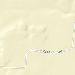 Crockett Tennessee Street Map