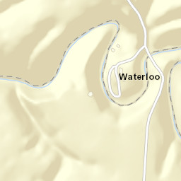 Waterloo Tennessee Street Map