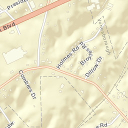 Holmes Tennessee Street Map